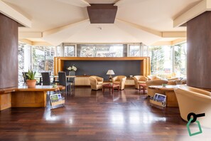 Sitteområde i lobbyen