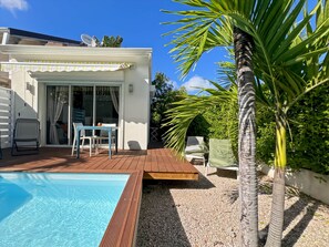 Pool - Mango Orange duplex with pool in Orient Bay! (Orient bay)