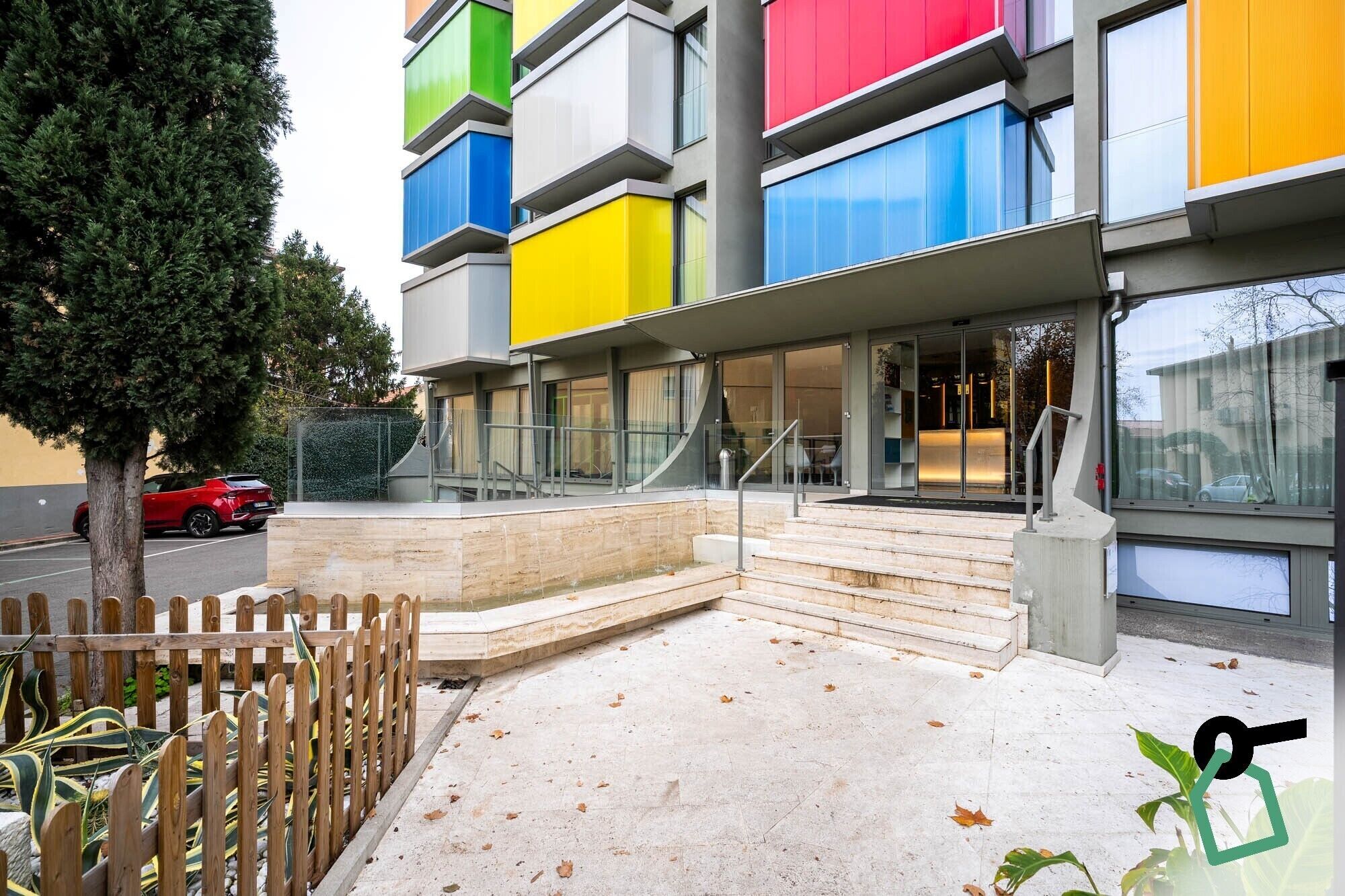 Entrée de l’hébergement