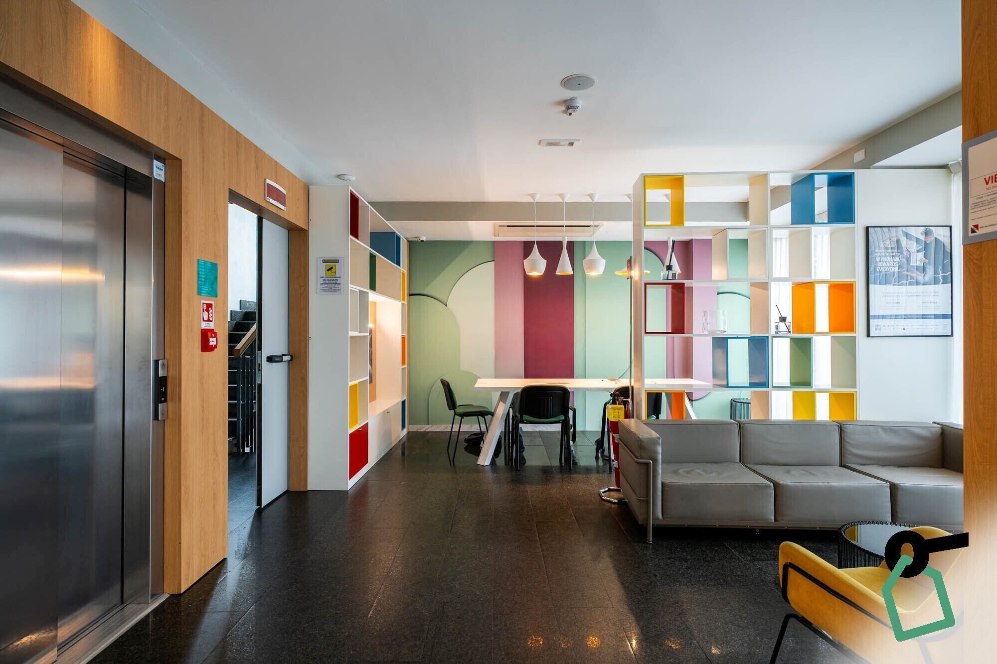 Sitzecke in der Lobby