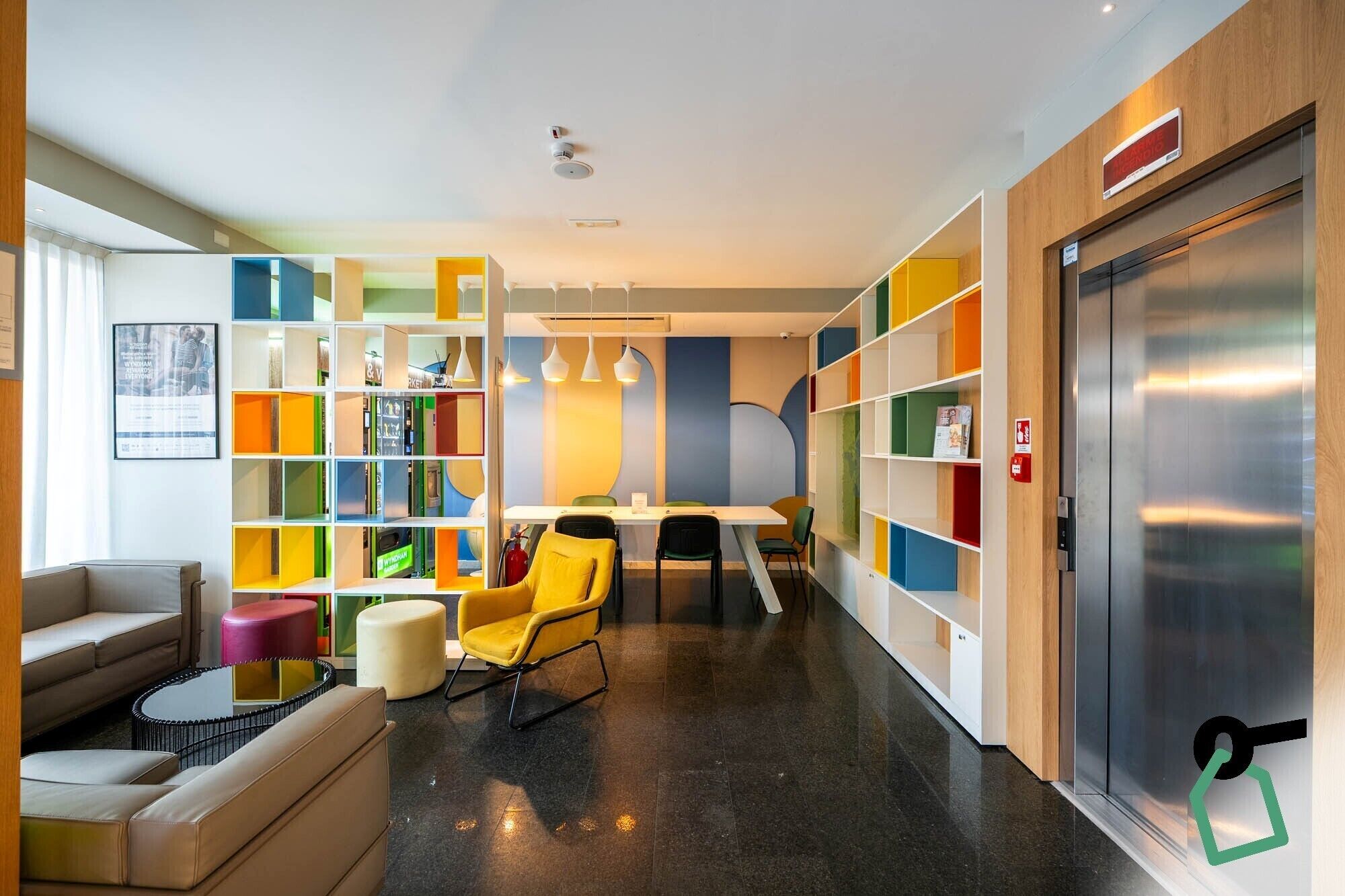 Sitzecke in der Lobby