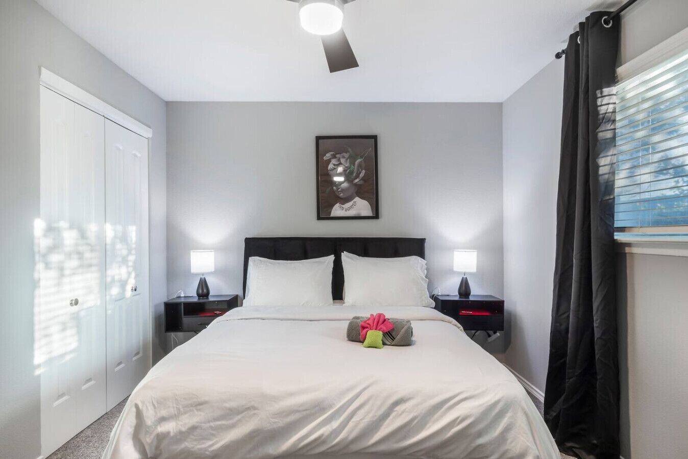 1 habitación, escritorio, tabla de planchar con plancha y wifi gratis 