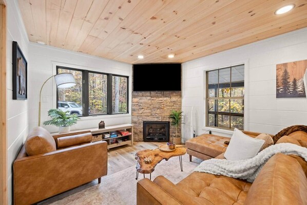 تلفزيون، مدفأة