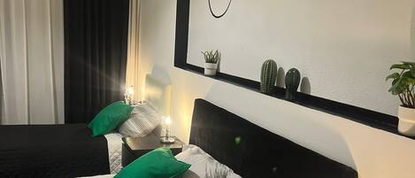 3 chambres, fer et planche à repasser, Wi-Fi gratuit