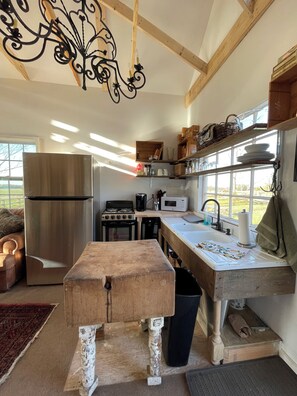 Microwave, oven, stovetop