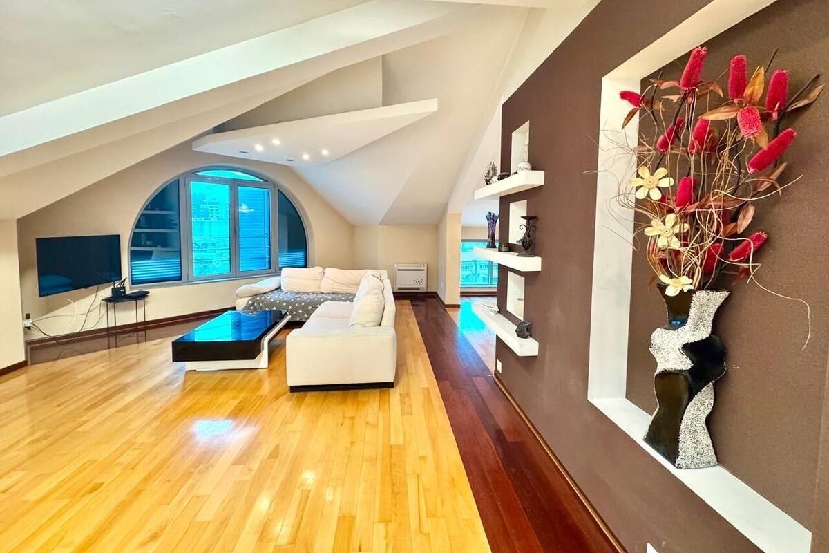 奢華公寓, 城市景 | 客廳