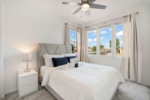 4 bedrooms, iron/ironing board, free WiFi, bed sheets