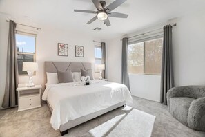 4 bedrooms, iron/ironing board, free WiFi, bed sheets