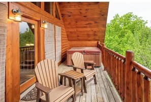 غرفة - عدة أسرّة - غير مسموح باصطحاب الحيوانات الأليفة - منظر للجبل (Bearly Chocolate (2)) | شرفة/رواق