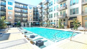 Family Apartment, Balcony, City View | Pool | Outdoor pool