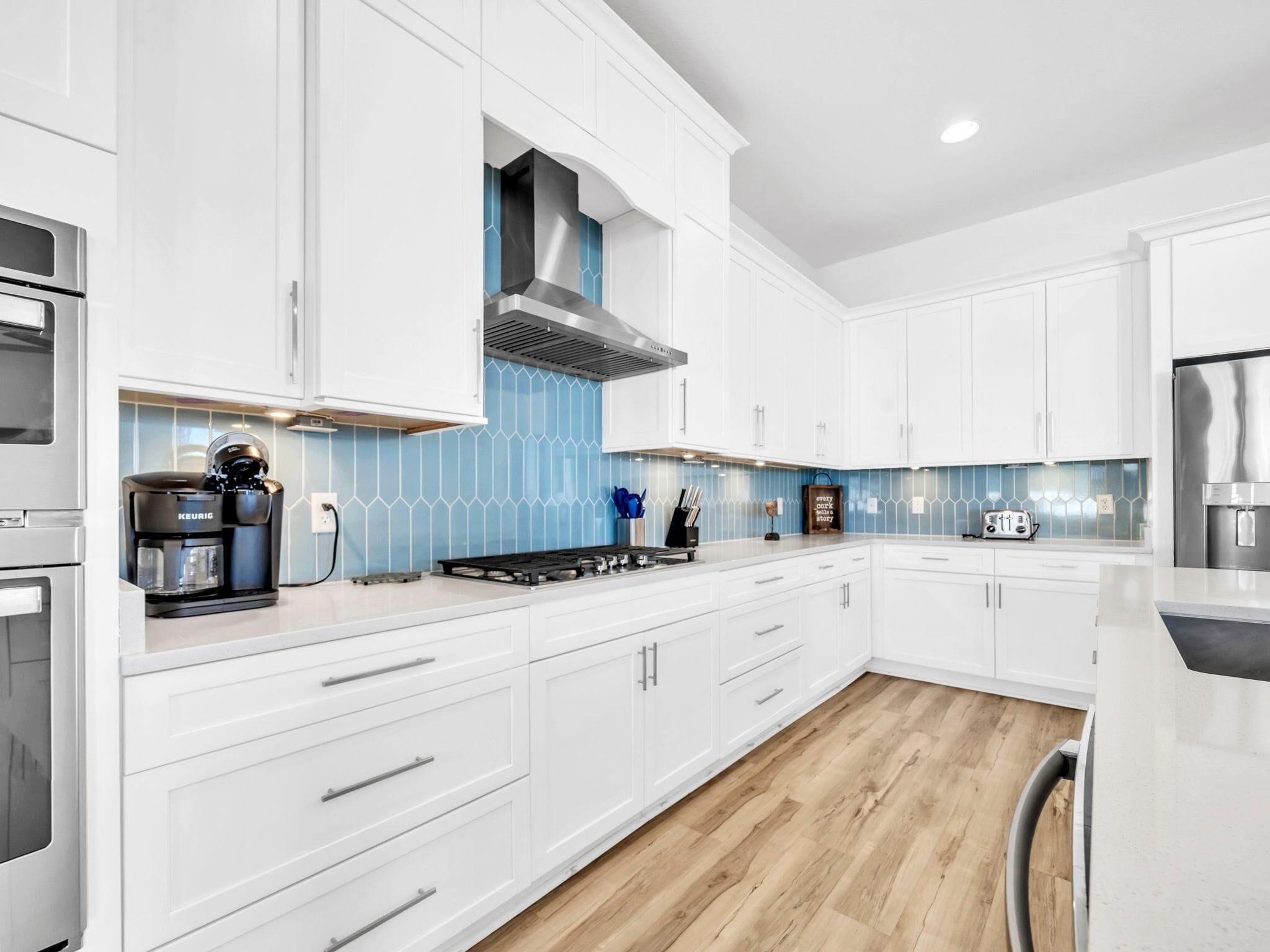 House, Multiple Beds (Salty Blue) | Private kitchen