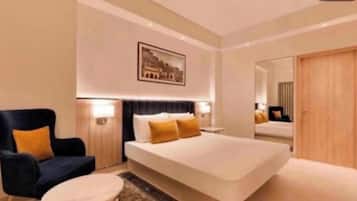 Executive-Doppelzimmer | BettwÀsche aus Àgyptischer Baumwolle, hochwertige Bettwaren