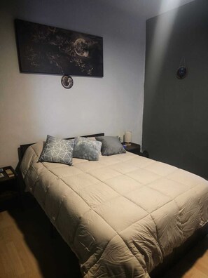 1 chambre, fer et planche à repasser, Wi-Fi, draps fournis