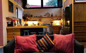 Living area - El Diablo y La Luna B&B (Oaxaca)