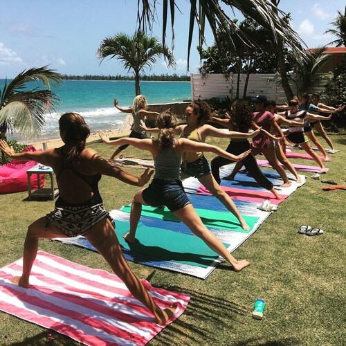 Bohemian private beach house with 4 bedrooms & gazebo by the ocean. Love Dogs