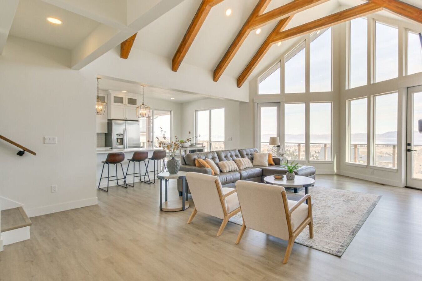 TV, fireplace, foosball, table tennis