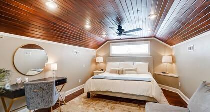 Stylish NoDa Gem | Hot Tub, Games & Walk to Dining