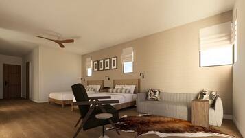 Pillowtop-bedden, een kluis op de kamer, een strijkplank/strijkijzer