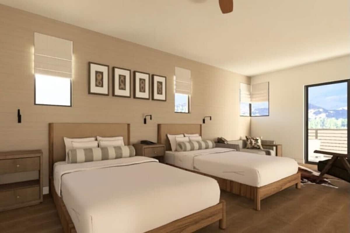 Pillowtop-bedden, een kluis op de kamer, een strijkplank/strijkijzer