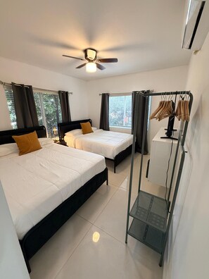 Apartemen Comfort | Seprai antialergi dan didekorasi berbeda-beda