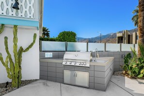 Terrace/patio - Charming 2-bedroom apartment in Palm Springs (Palm Springs)
