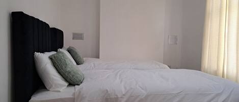 1 makuuhuone, vuodevaatteet