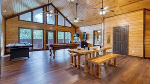 House (1 Bedroom) | Interior - 16+ Guests Indoor Pool, Theater & Game Room in the Smokies Buckskin by Avantstay (Sevierville)