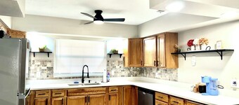 Newly remodeled spacious home with game room near downtown Inverness. 