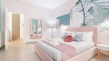 2 slaapkamers, een strijkplank/strijkijzer, gratis wifi, beddengoed