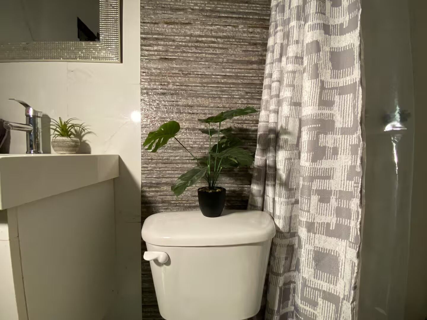 Towels, soap, toilet paper