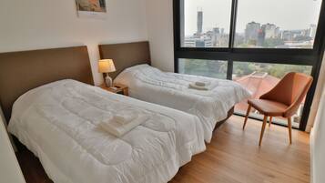 2 habitaciones, escritorio y wifi