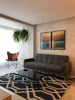 Apartamento clássico | Área de estar