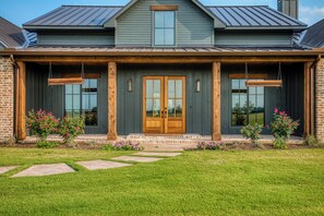 Exterior detail - The Winn Retreat, Round Top, Texas a serene 4-bedroom house with views (Round Top)