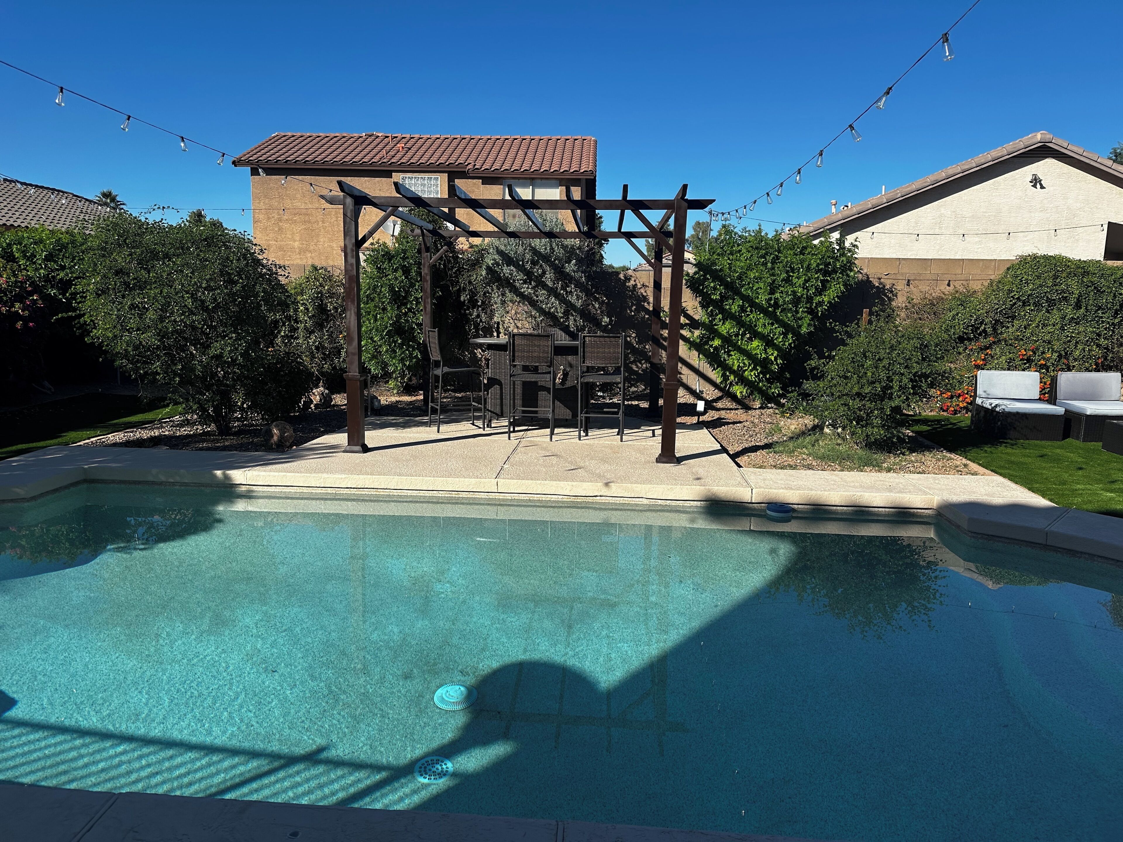 Alberca al aire libre 