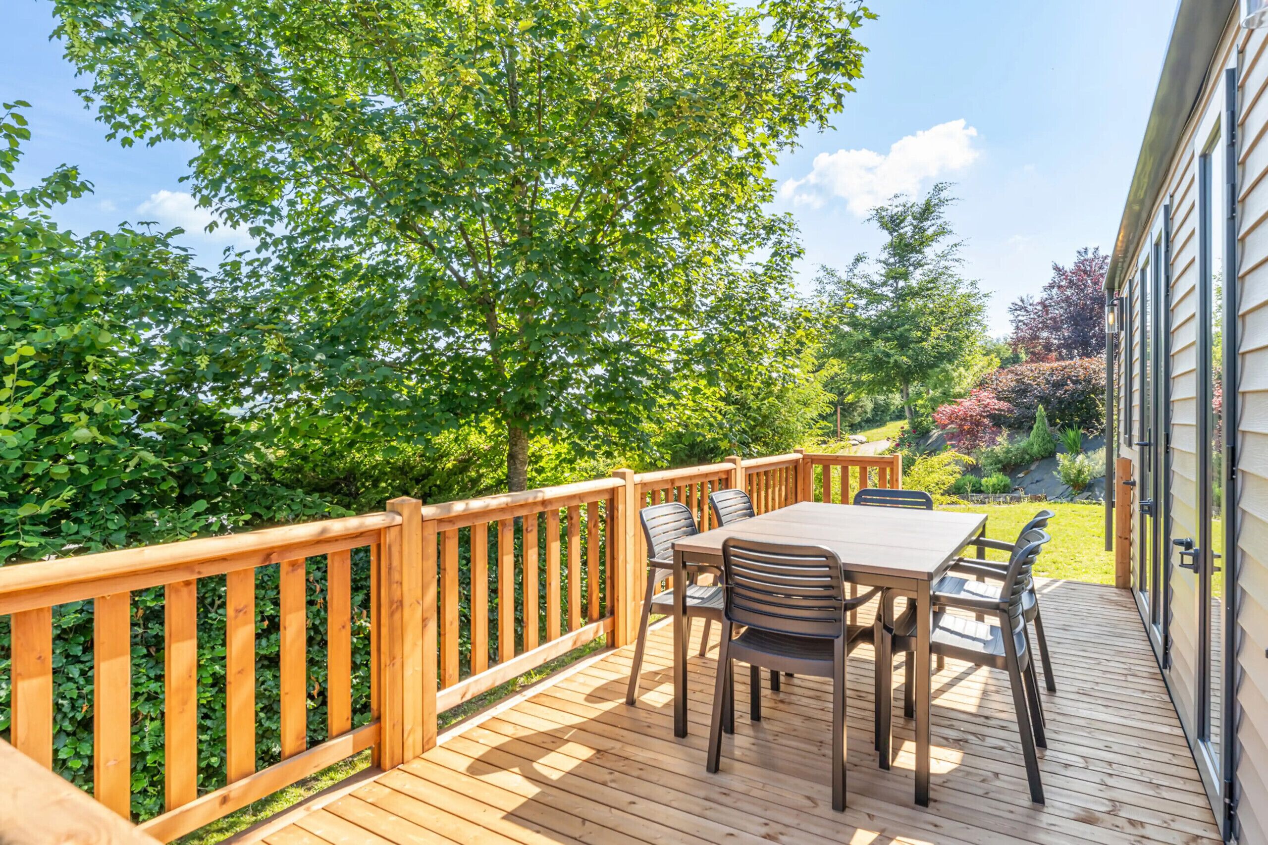 Camping Papillon Bouillon - Buena Vista - Terrasse