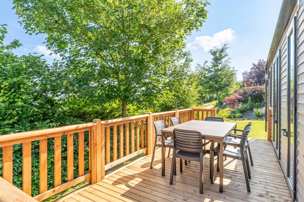 Camping Papillon Bouillon - Buena Vista - Terrasse