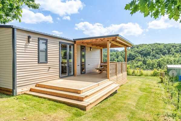 Terrace/patio - Camping Papillon Bouillon - Family 279 (Bouillon)