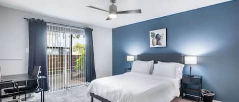 Iron/ironing board, free WiFi, bed sheets