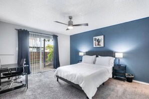 2 bedrooms, desk, iron/ironing board, free WiFi