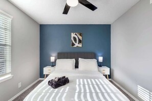 Iron/ironing board, free WiFi, bed sheets - Walk to AT&T Stadium | Modern 2BR Game Day Stay (Arlington)