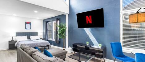 Desk, iron/ironing board, free WiFi, bed sheets