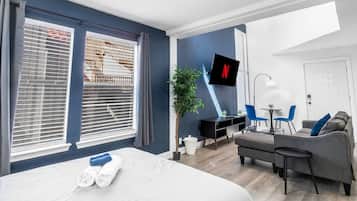 1 bedroom, iron/ironing board, free WiFi, bed sheets