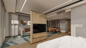 Suite, 1 King Bed | Egyptian cotton sheets, premium bedding, pillowtop beds, in-room safe - voco Cairo Arabella Plaza by IHG (New Cairo)