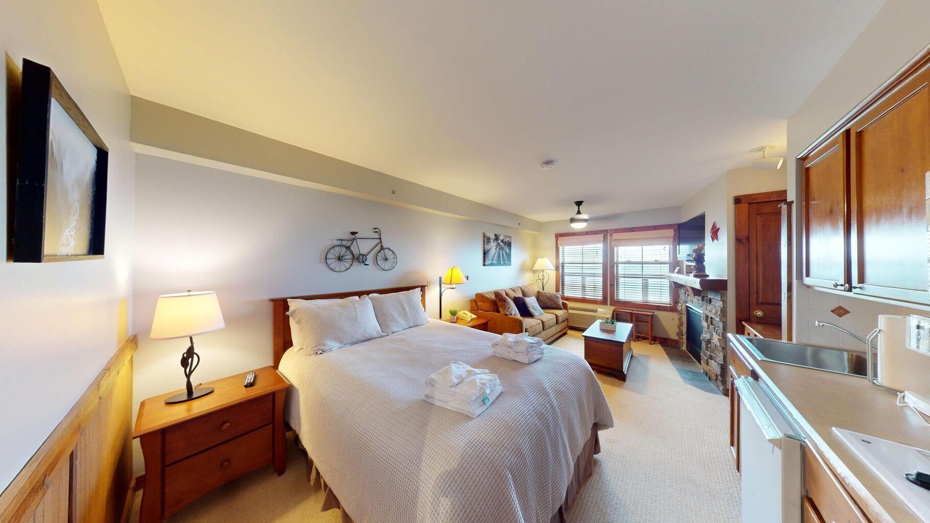 Wifi gratis y ropa de cama 