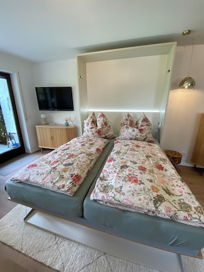 1 bedroom, internet, bed sheets - Vacation apartment Allgäuparadies - Fantastic views in the heart of the West Allgäu (Oberreute)