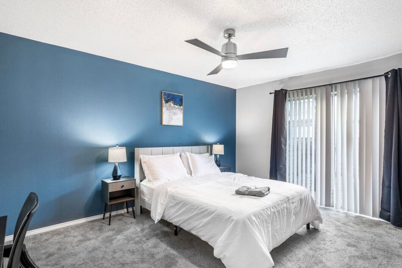 Desk, iron/ironing board, free WiFi, bed sheets