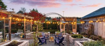 3-home Coastal Retreat w/ Sauna, Firepit & Greenhouse Seabright Haven by Avantstay