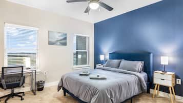 1 bedroom, desk, iron/ironing board, WiFi