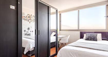 Apartment with jacuzzi in Costanera center sector, steps from the subway P.de Valdivia