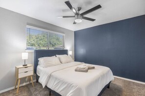 Desk, iron/ironing board, free WiFi, bed sheets